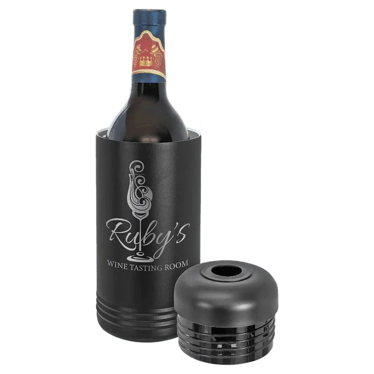 Personalized Wine Chillers - Vaccuum Insulated Polar Camel Wine Cooler Teal / 9 1/2" (H) x 4" (D)