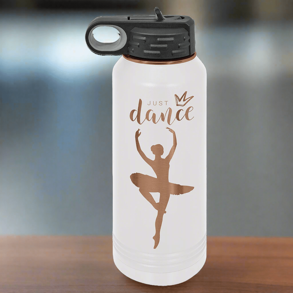 Polar Camel Ion Plated Tumblers and Water Bottles - White/Prism Engraving