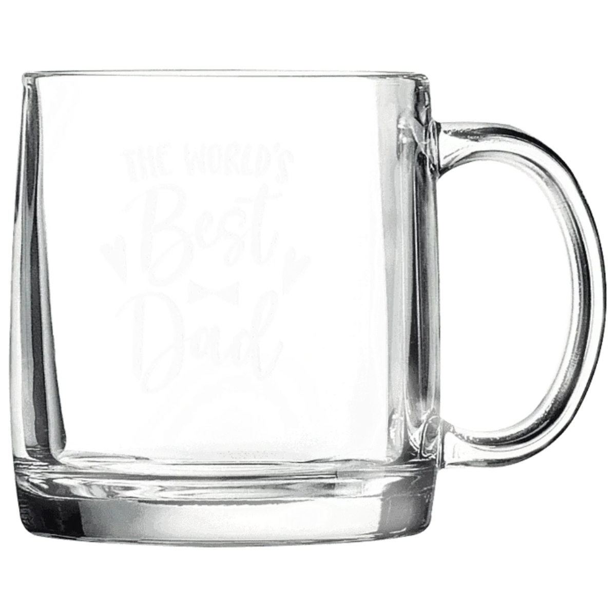Personalized Polar Camel Glass Coffee Mugs - Custom Engraved Drinkware 10 oz. / Footed / Single