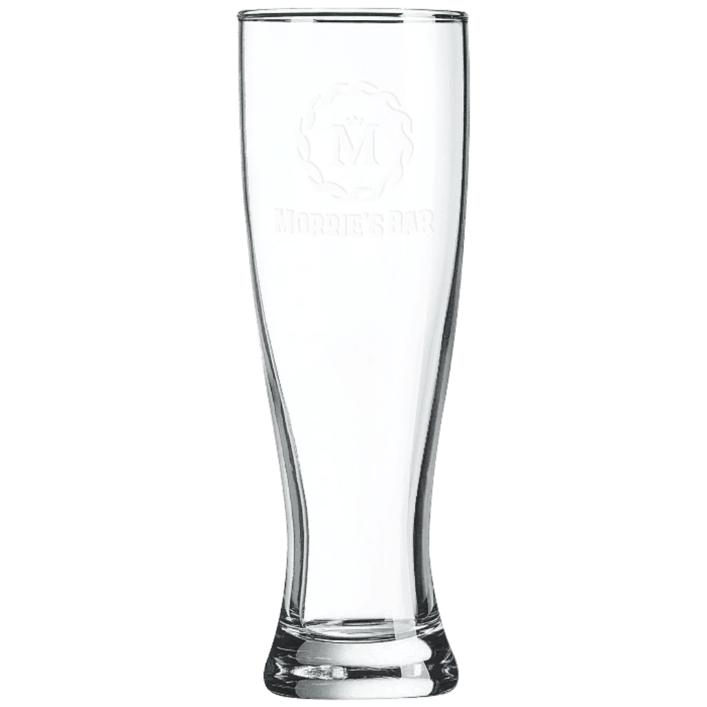 Custom Engraved Pilsner Glass - Personalized Beer Glasses Single / 16 oz.