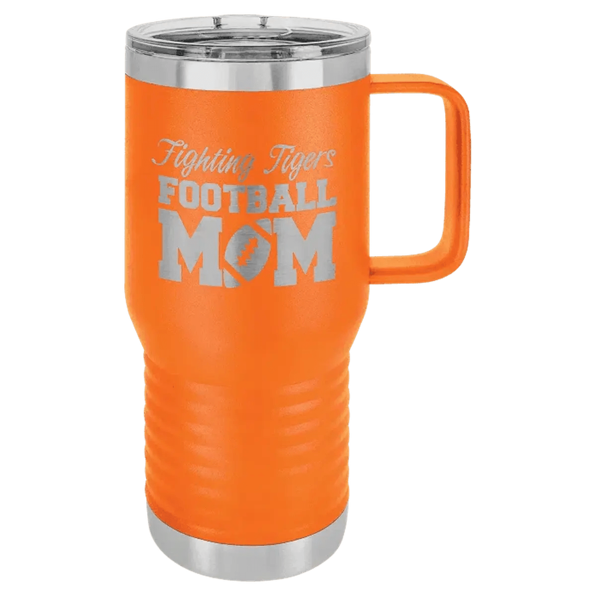 Polar Camel Personalized Travel Mugs - Orange