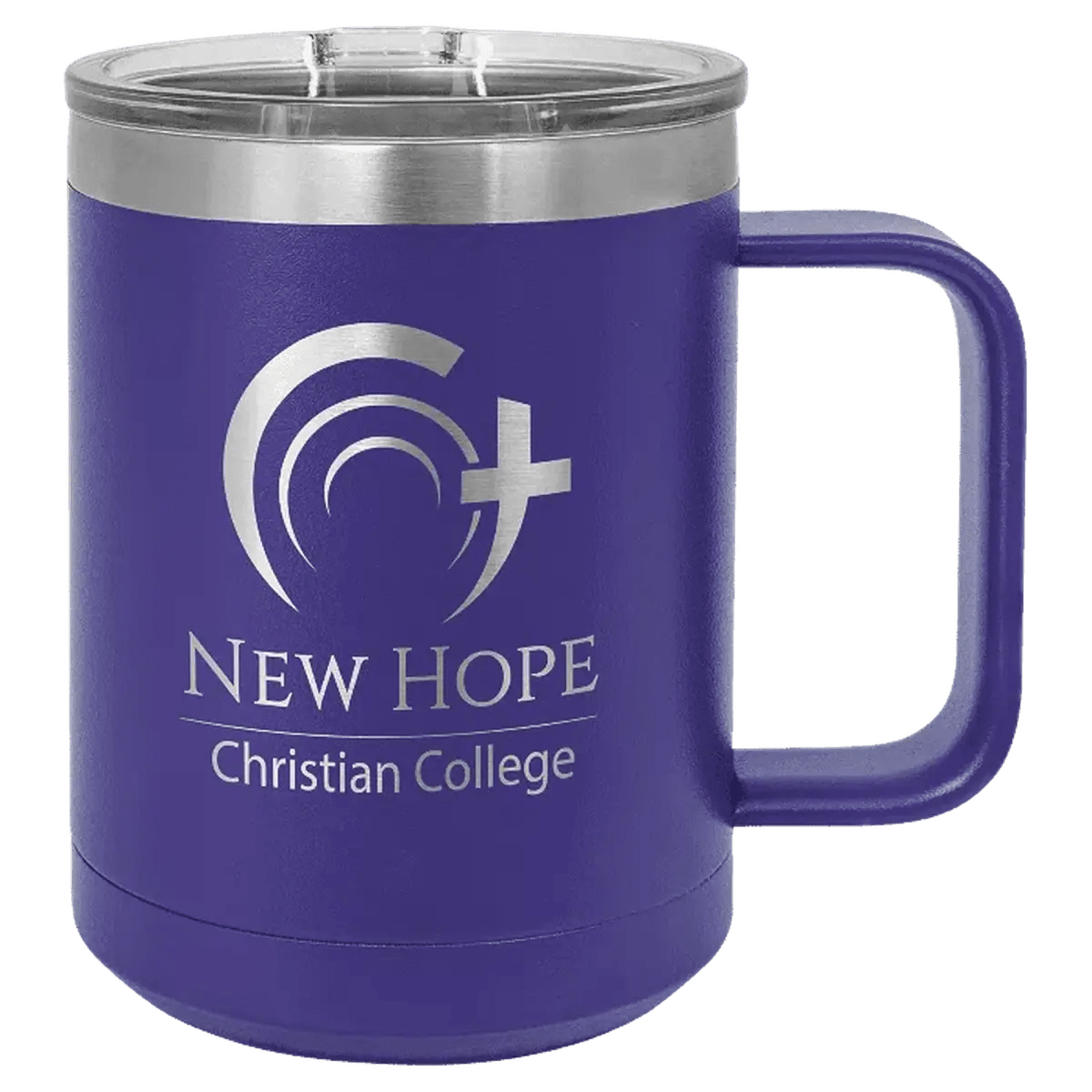Polar Camel Personalized Travel Mugs - Purple