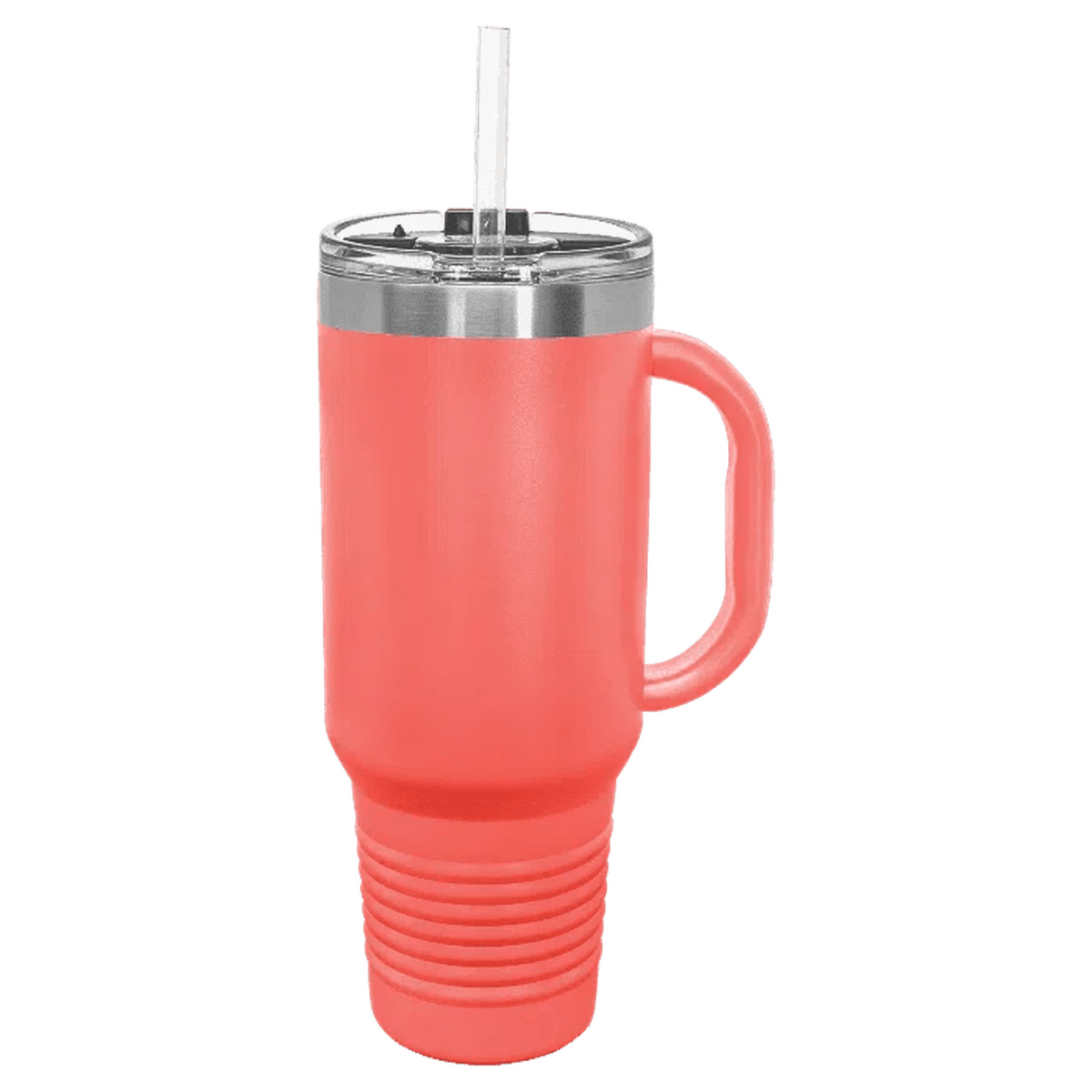 Polar Camel Personalized Travel Mugs - Pink/Black