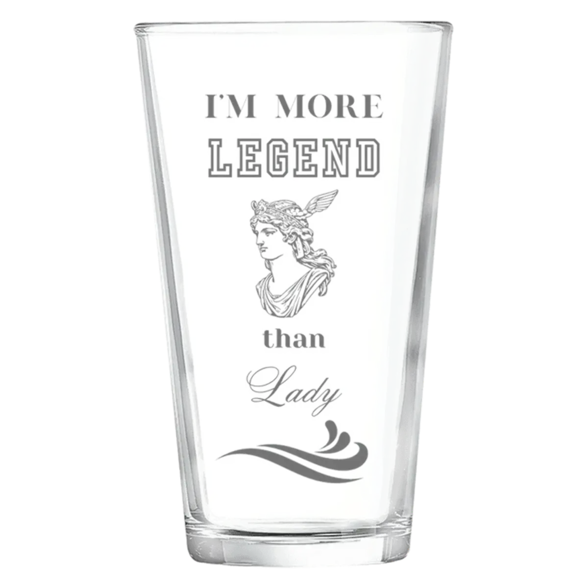 Personalized Pint Glasses | Custom Engraved Polar Camel Beer Glasses Single Glass / 16 oz.