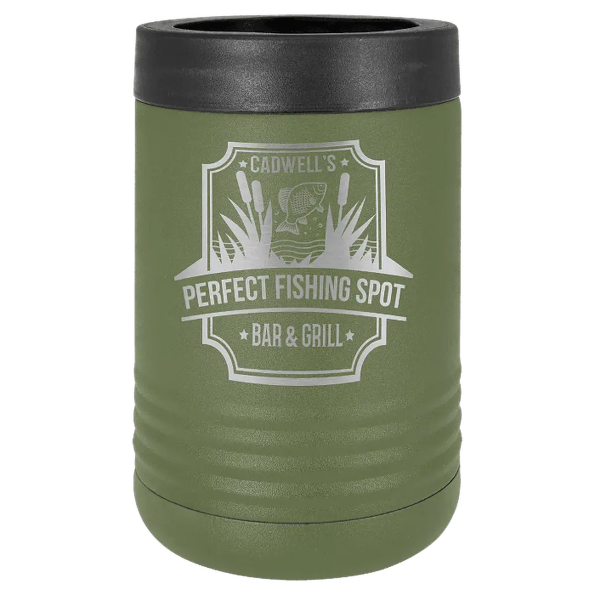 Personalized Insulated Beverage Holders for Cans & Bottles Olive Green / Insulated Beverage Holder / Stainless steel
