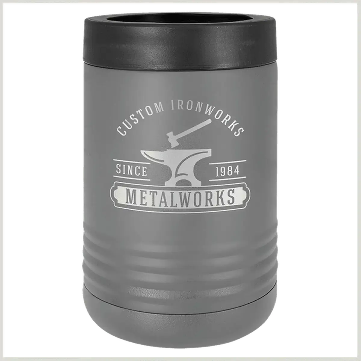 Personalized Insulated Beverage Holders for Cans & Bottles Gray / Insulated Beverage Holder / Stainless steel