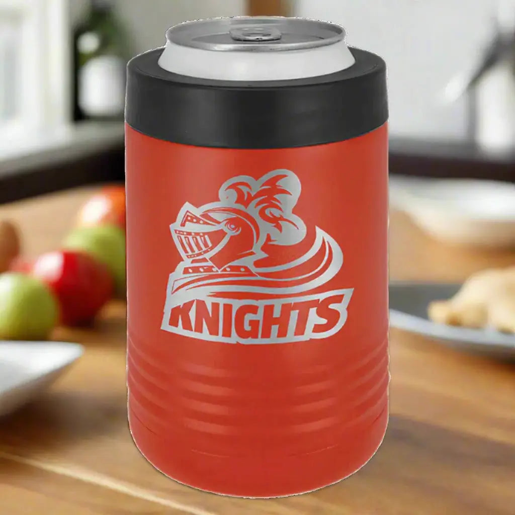 Personalized Insulated Beverage Holders for Cans & Bottles Red / Insulated Beverage Holder / Stainless steel