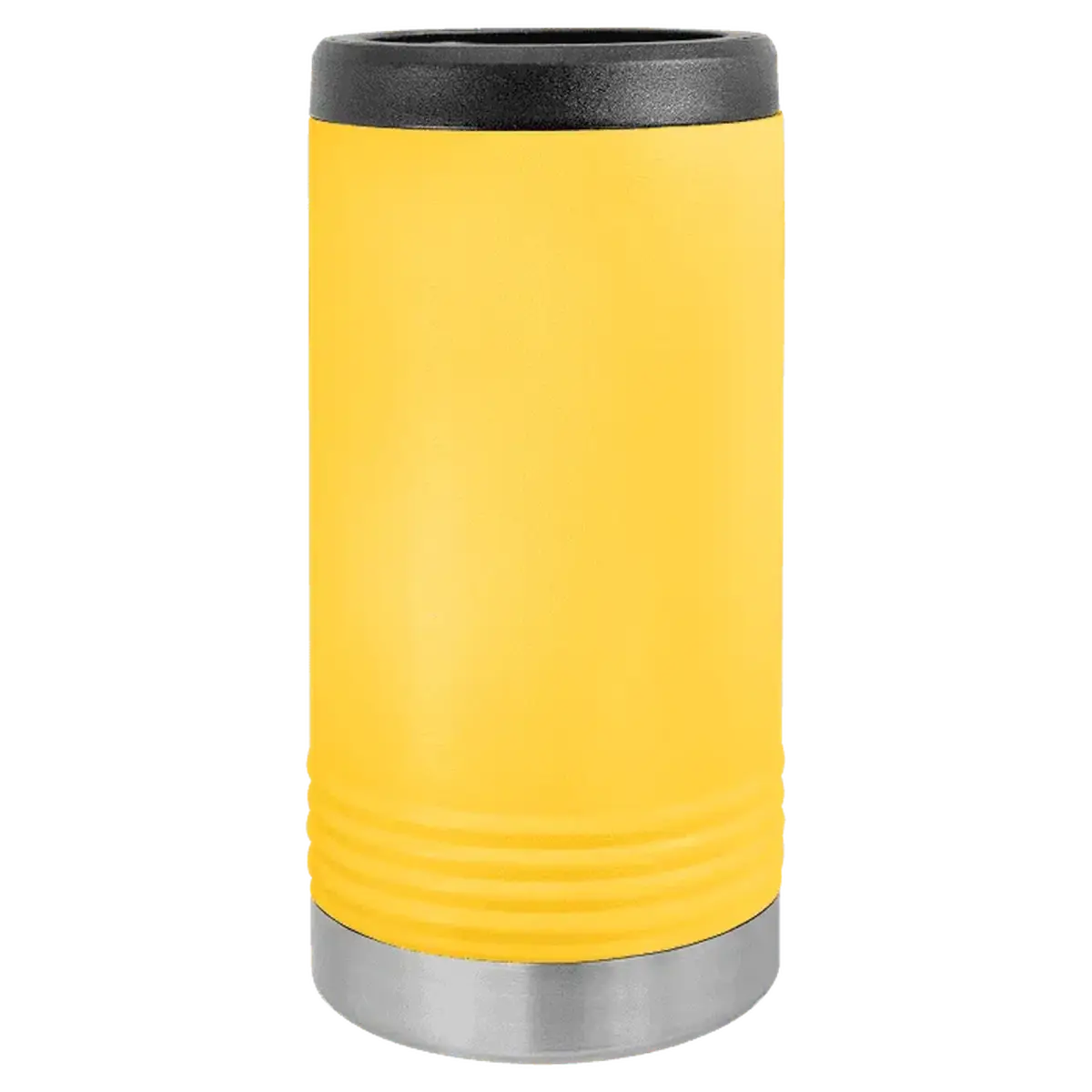 Polar Camel Vacuum Insulated Slim Beverage Holder For Cans or Bottles Yellow / Slim Beverage Holder / Stainless steel
