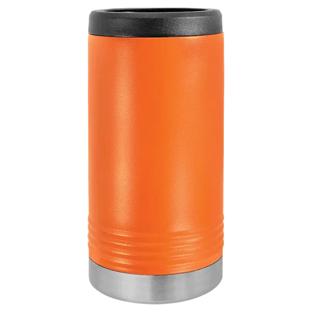 Personalized Insulated Beverage Holders for Cans & Bottles Orange / Slim Insulated Beverage Holder / Stainless steel