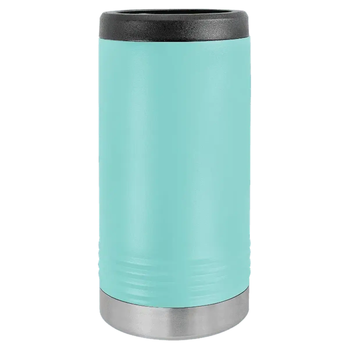 Personalized Insulated Beverage Holders for Cans & Bottles Teal / Slim Insulated Beverage Holder / Stainless steel