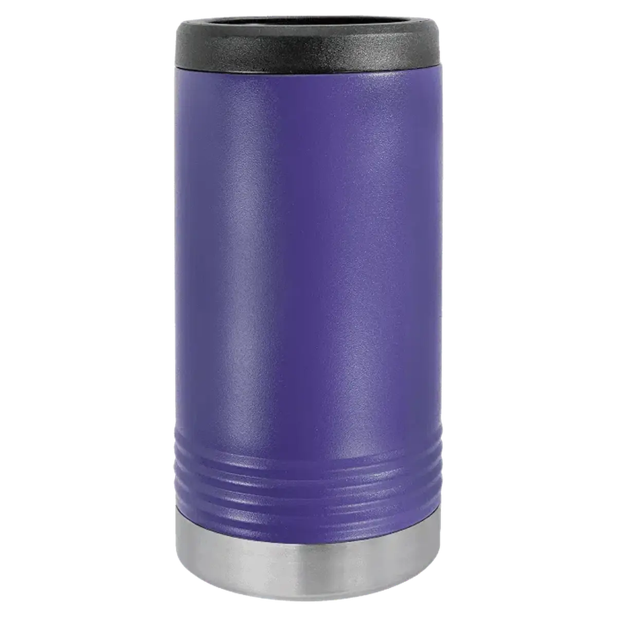 Personalized Insulated Beverage Holders for Cans & Bottles Purple / Slim Insulated Beverage Holder / Stainless steel