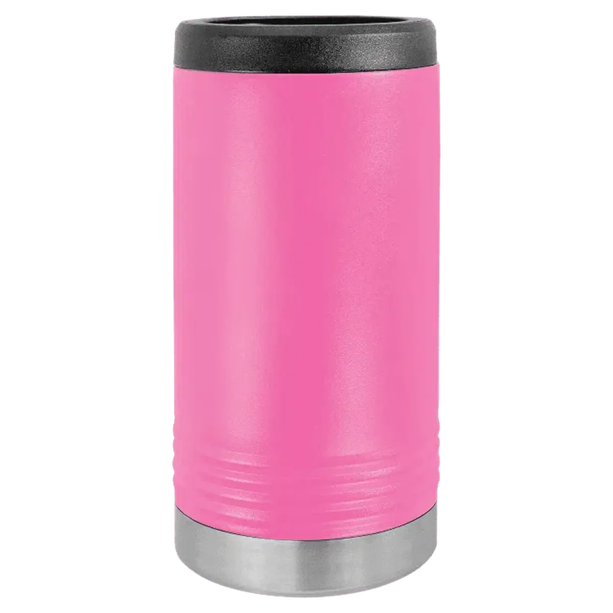 Personalized Insulated Beverage Holders for Cans & Bottles Pink / Slim Insulated Beverage Holder / Stainless steel