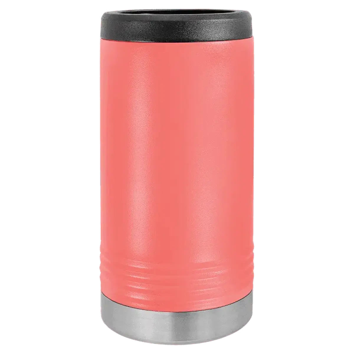 Polar Camel Vacuum Insulated Slim Beverage Holder For Cans or Bottles Coral / Slim Beverage Holder / Stainless steel