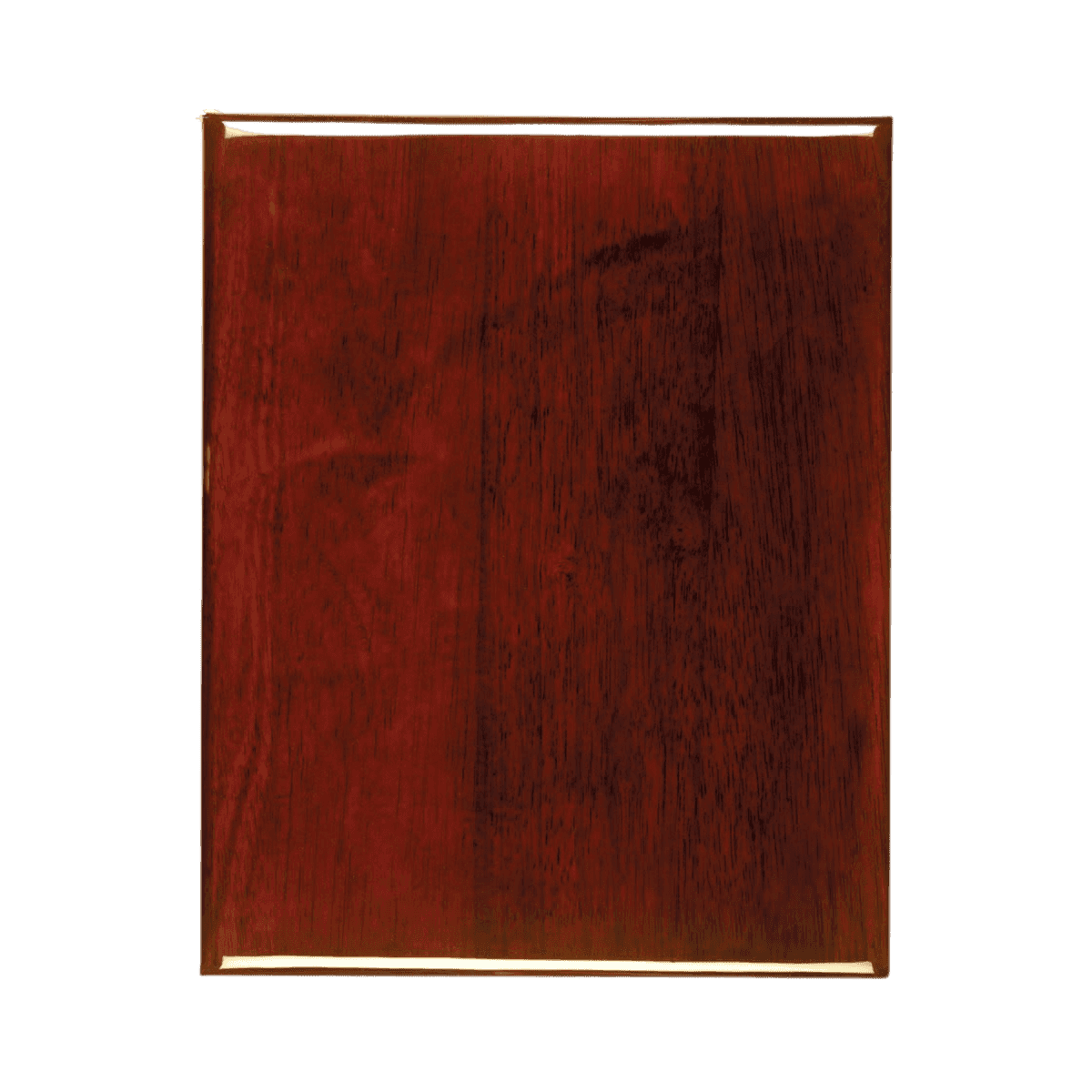 Piano Finish Teakwood Plaque Boards for Custom Awards and Displays Rosewood Piano Finish / Square / 6" x 8"