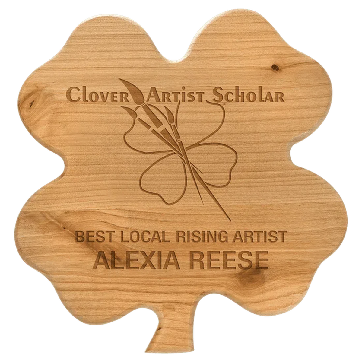 Personalized Red Alder Sport and Specialty Plaques Number 1 / 8 1/4" x 12 1/2"