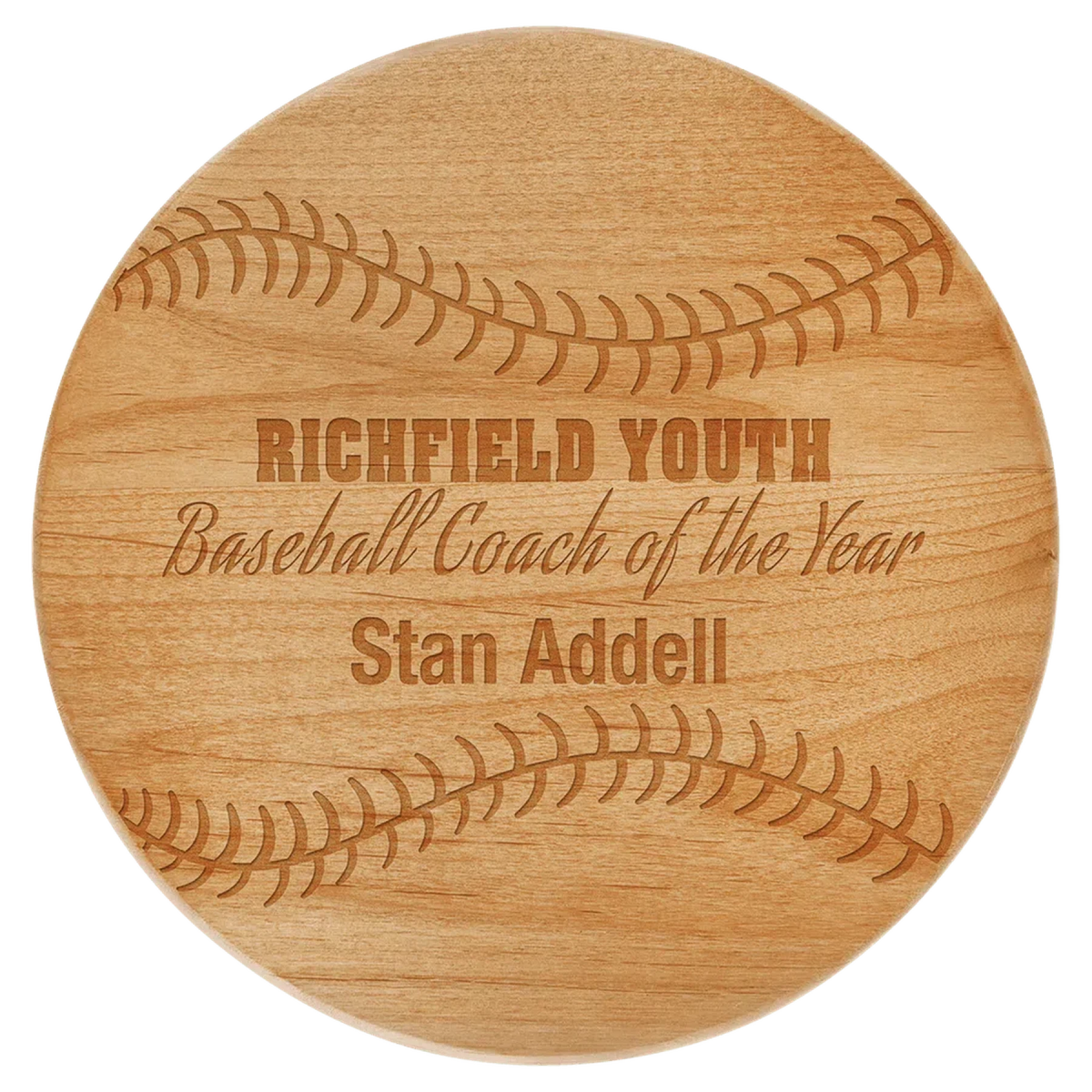 Personalized Red Alder Sport and Specialty Plaques Number 1 / 8 1/4" x 12 1/2"