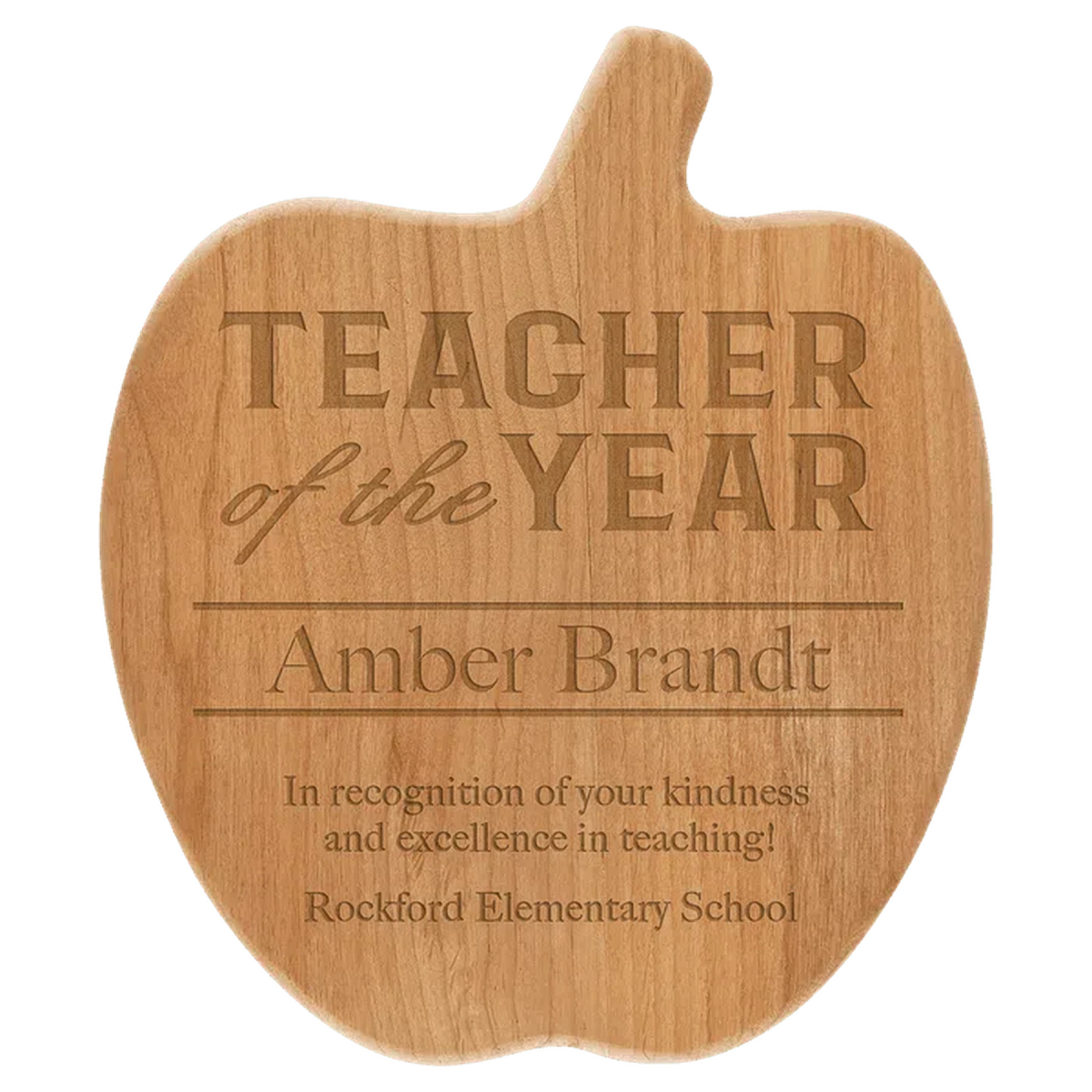Personalized Red Alder Sport and Specialty Plaques Number 1 / 8 1/4" x 12 1/2"
