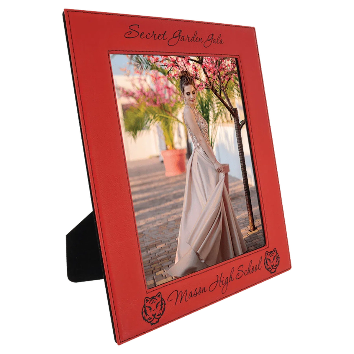 Red Leatherette Frame (Various Sizes) 8" x 10"