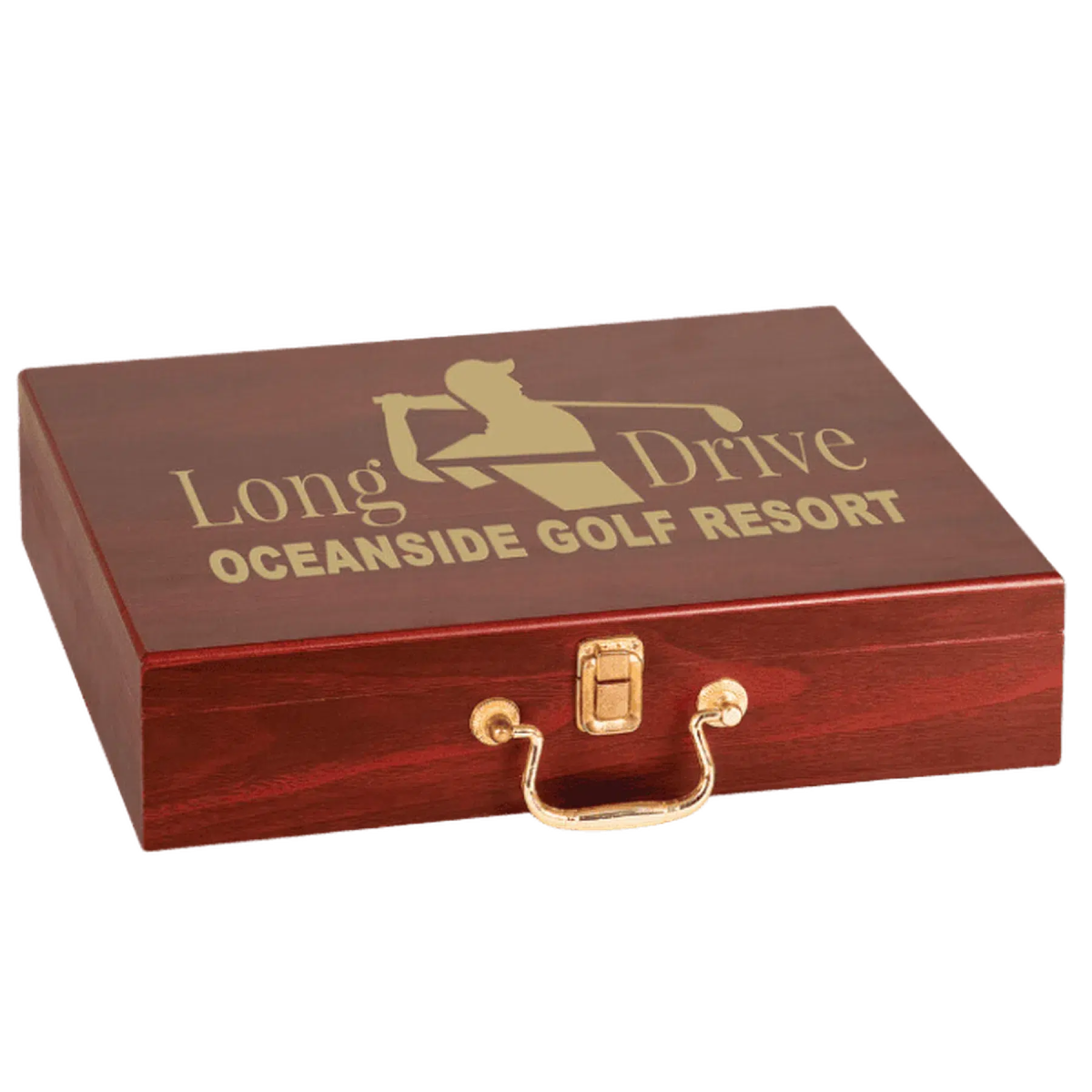Personalized Executive Golf Putting Set - Custom Engraved Rosewood Box Default Title