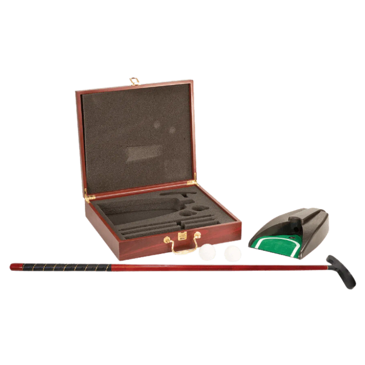 Personalized Executive Golf Putting Set - Custom Engraved Rosewood Box Default Title