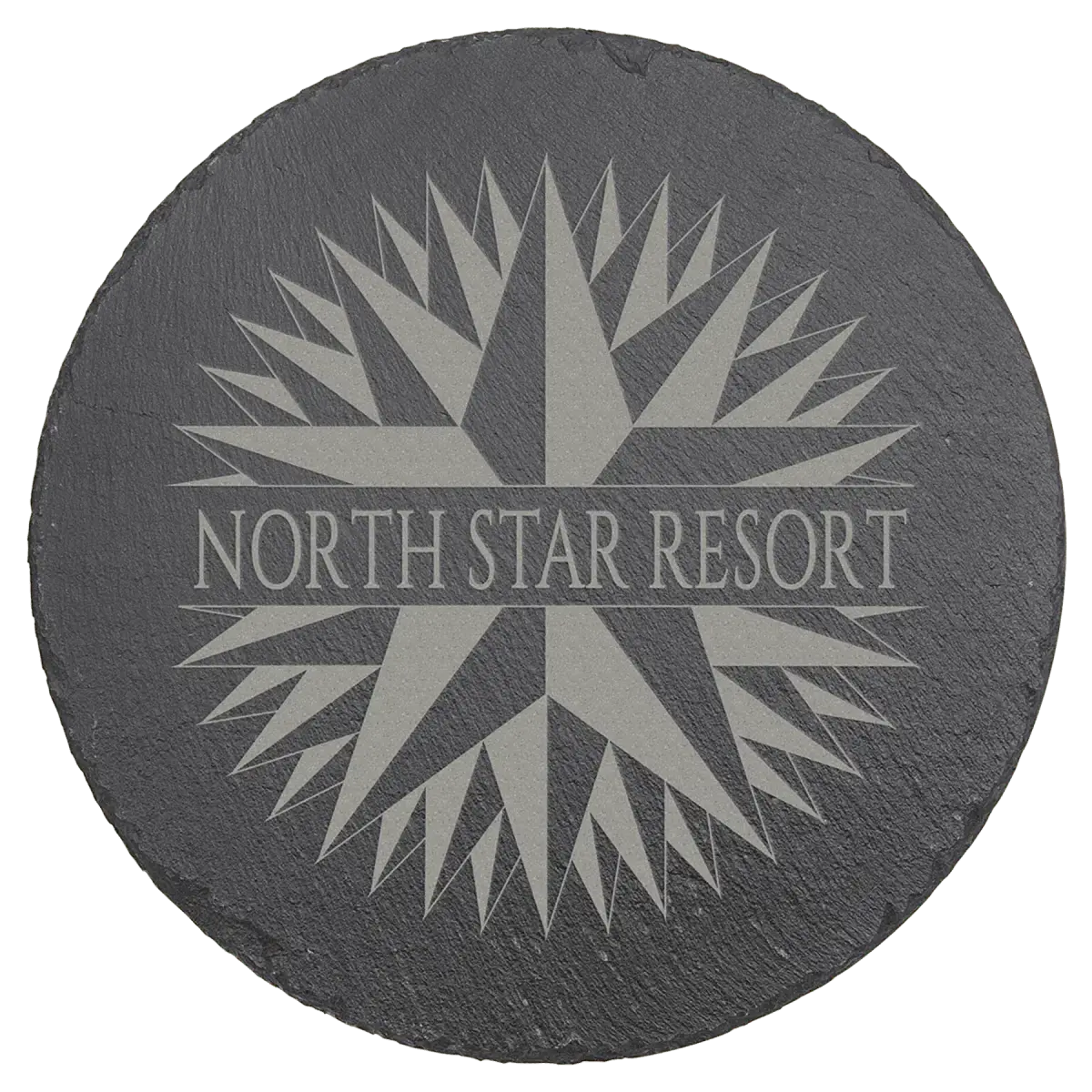 Personalized Slate Coasters and Trivets with Custom Engraving Slate Trivet / 11 3/4" / Round