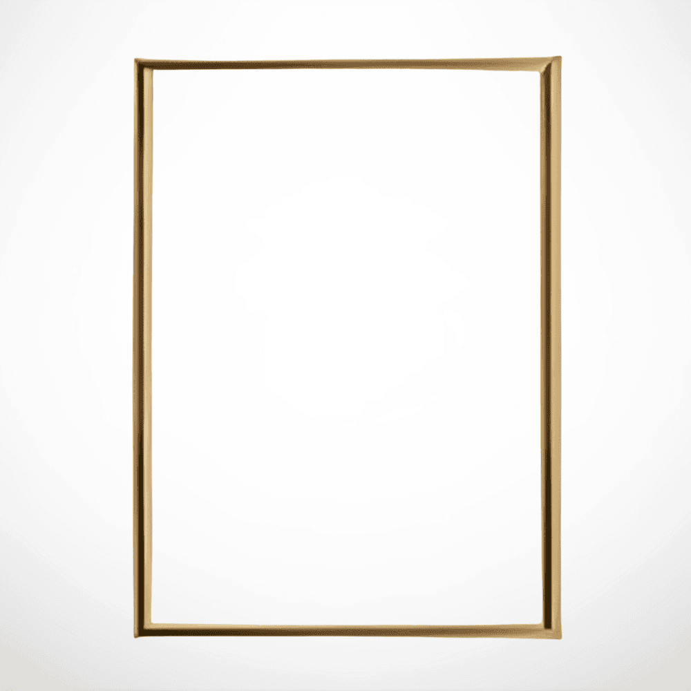 Slide-In Frames for Plaque Boards and Photo Displays Gold / 4 x 6