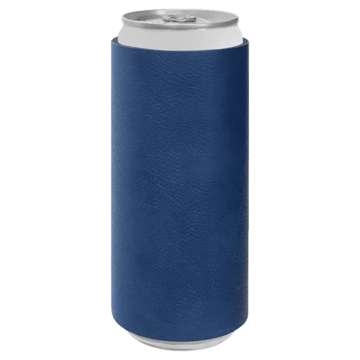 Personalized Slim Beverage Holder in Leatherette Colors Football / Slim Beverage Holder / Football Leatherette