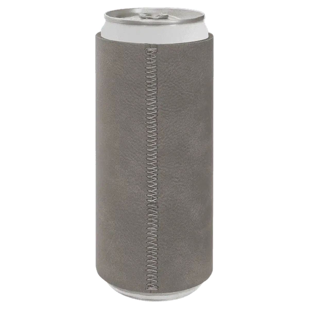 Personalized Slim Beverage Holder in Leatherette Colors Football Leatherette / Slim Beverage Holder / Leatherette