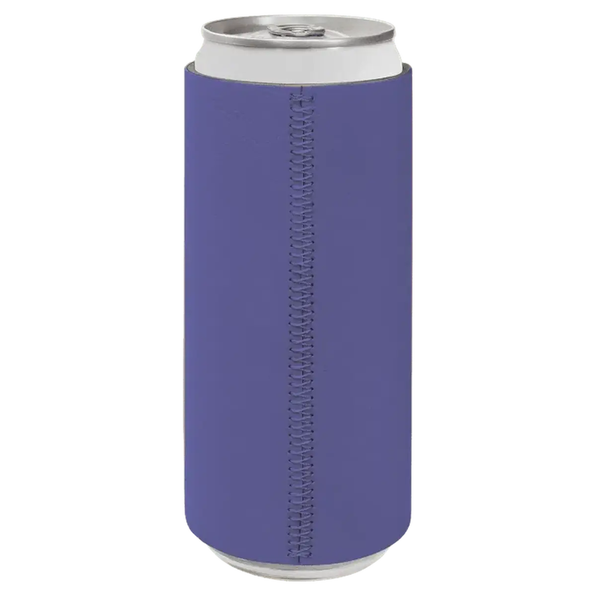 Personalized Slim Beverage Holder in Leatherette Colors Football / Slim Beverage Holder / Football Leatherette