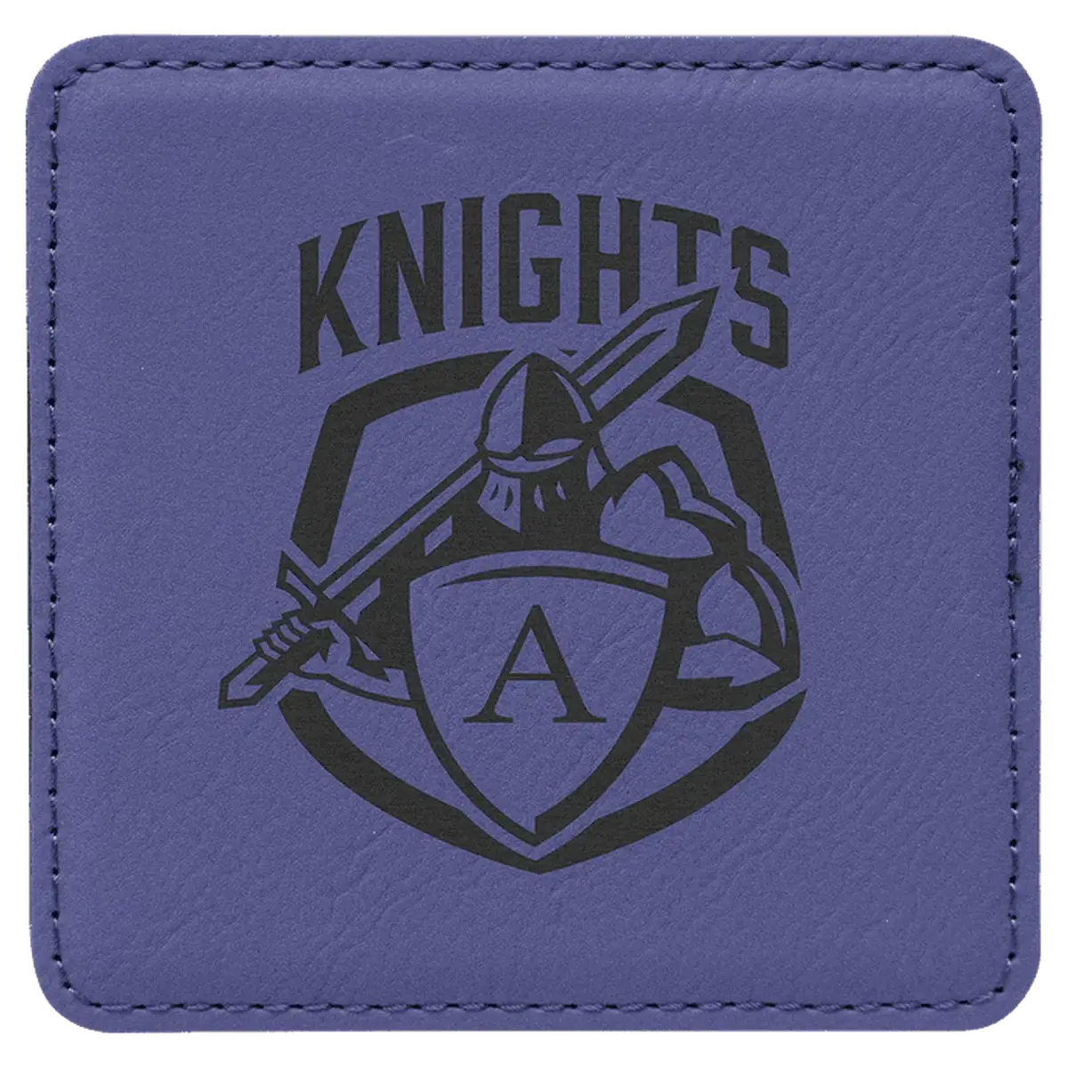 Square Leatherette Coaster (Various Colors) Purple