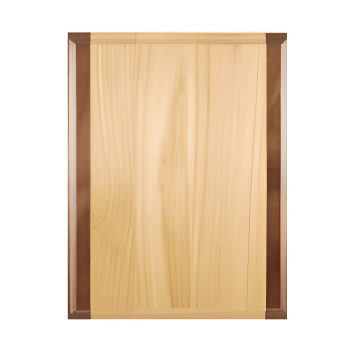 Two - Toned Step - Edge Wood Plaque Board for Engraving - 7" x 9"