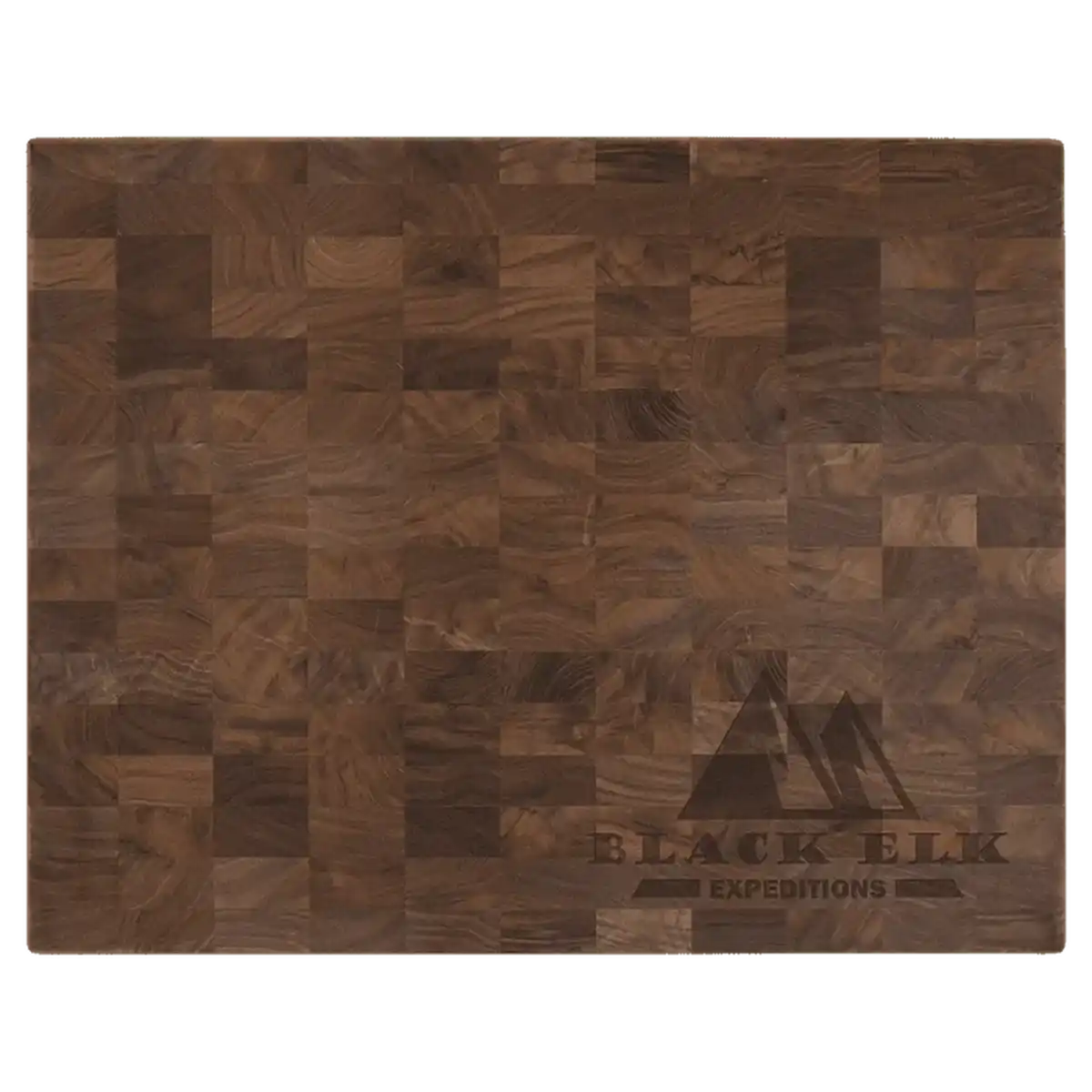 Custom Engraved Butcher Block Cutting Boards - Walnut or Maple Genuine Walnut Butcher Block / 22" x 13" x 1 3/8"