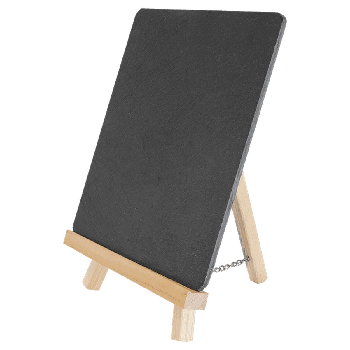 Slate Easel Signage with Custom Engraving - For Counter Top Display 6 3/4" x 7 3/4"