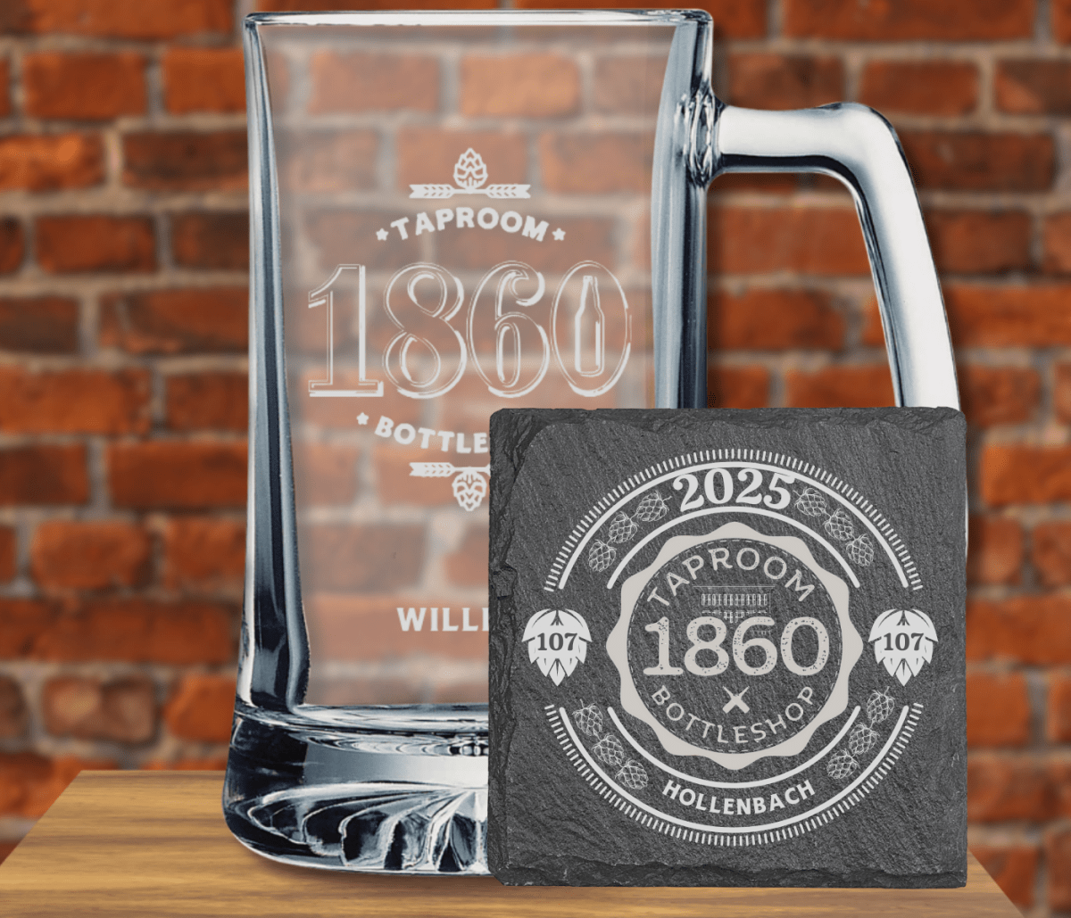 Customer Spotlight: The 1860 Taproom & Bottleshop in Harrison, Ohio - LightForce Laser Engraving, LLC