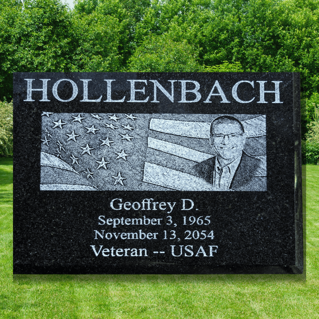 Granite Memorial Markers - LightForce Laser Engraving, LLC