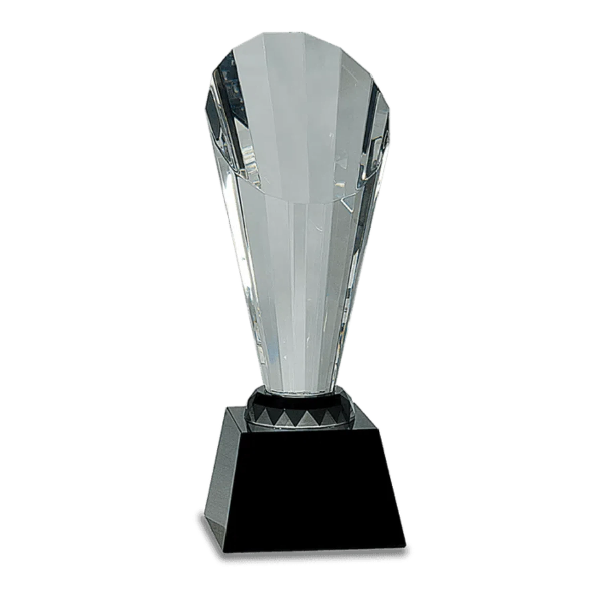 10" Crystal Faceted Rising Spire Awards - LightForce Laser Engraving, LLC