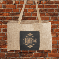 1860 Burlap Carry Bag with 5