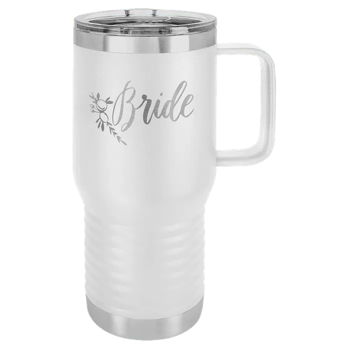 20 oz Polar Camel Personalized Travel Mug with Slider Lid and Handle - LightForce Laser Engraving, LLC