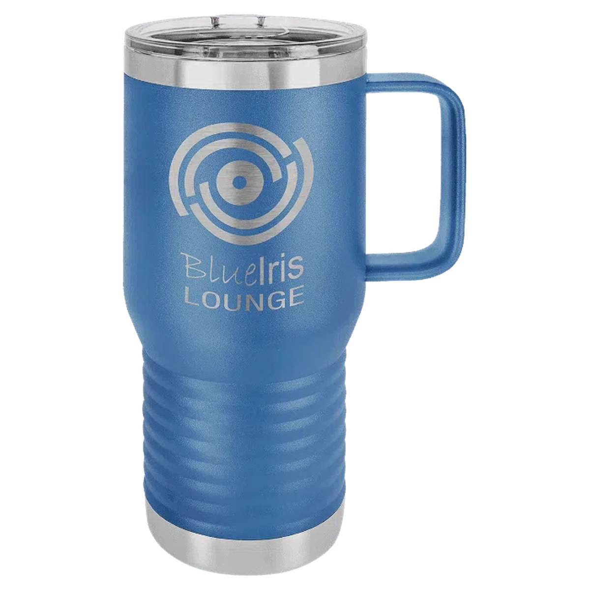 20 oz Polar Camel Personalized Travel Mug with Slider Lid and Handle - LightForce Laser Engraving, LLC