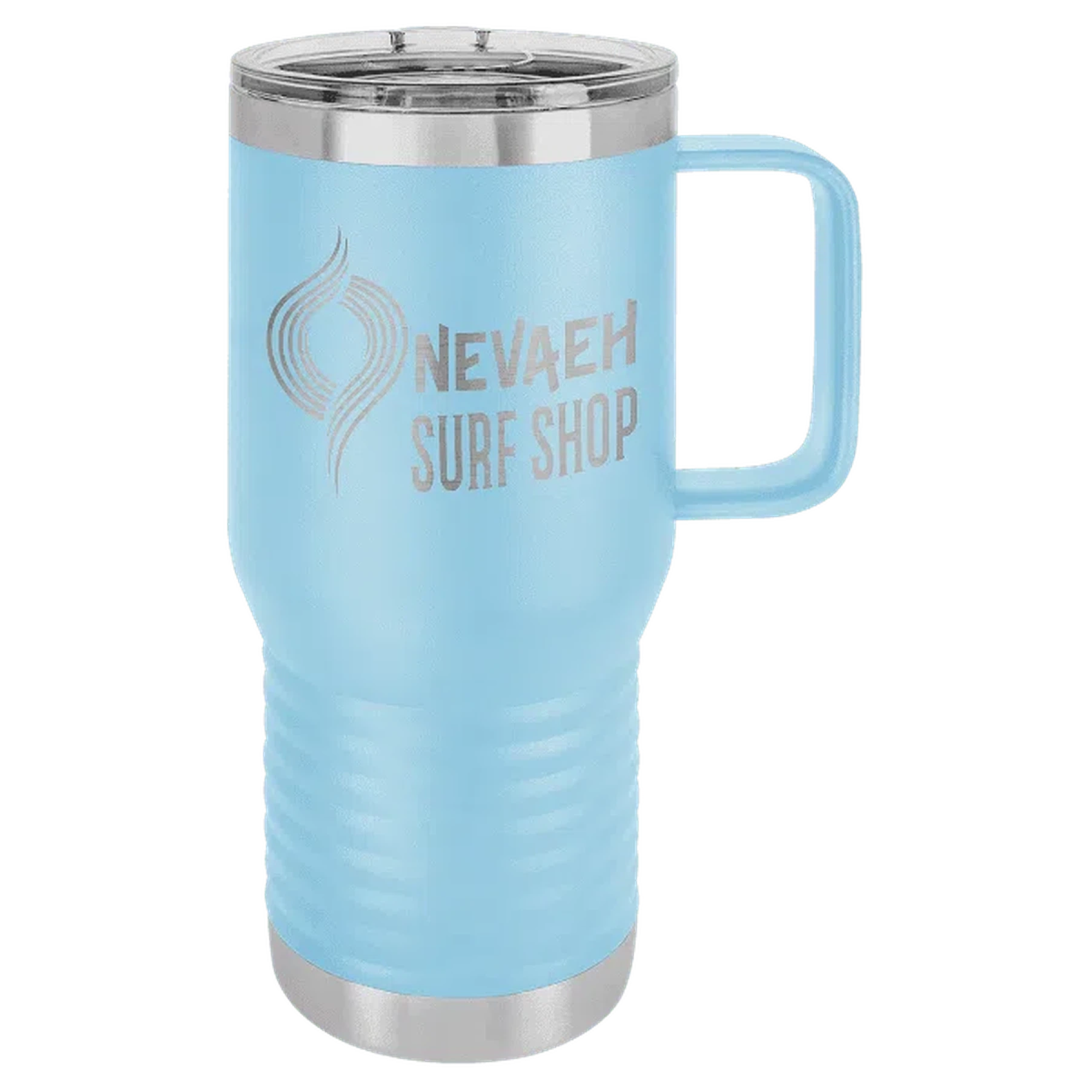 20 oz Polar Camel Personalized Travel Mug with Slider Lid and Handle - LightForce Laser Engraving, LLC