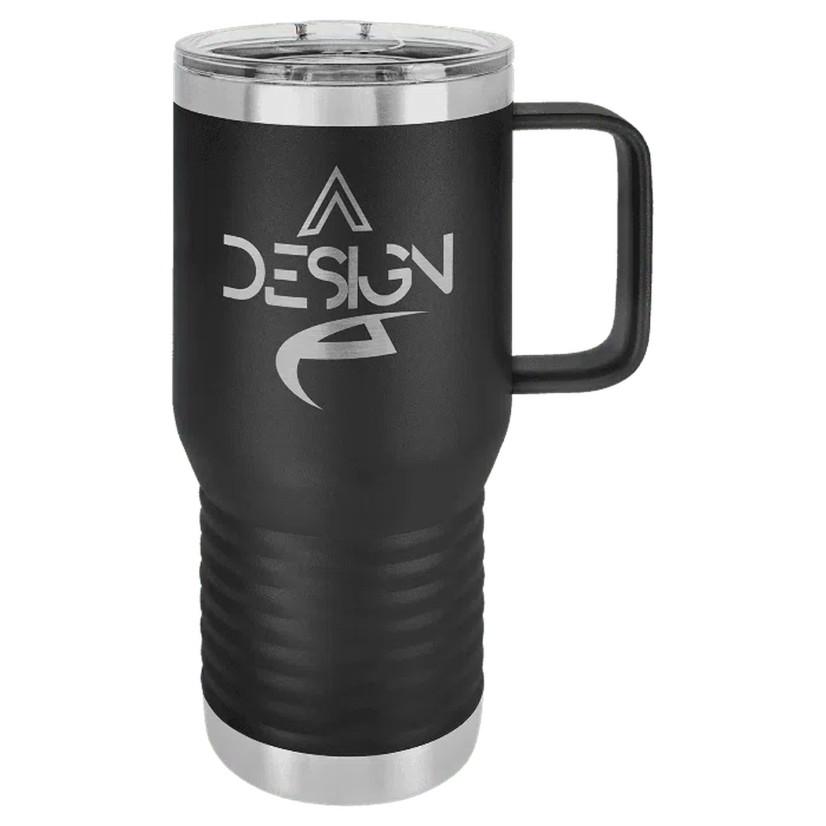 20 oz Polar Camel Personalized Travel Mug with Slider Lid and Handle - LightForce Laser Engraving, LLC