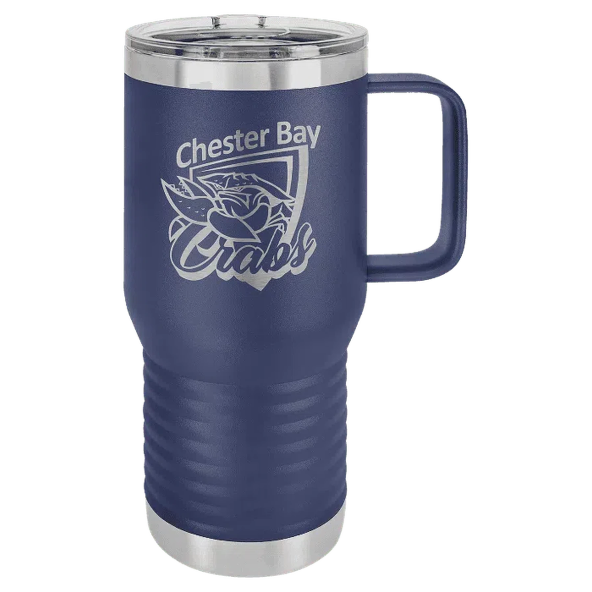 20 oz Polar Camel Personalized Travel Mug with Slider Lid and Handle - LightForce Laser Engraving, LLC