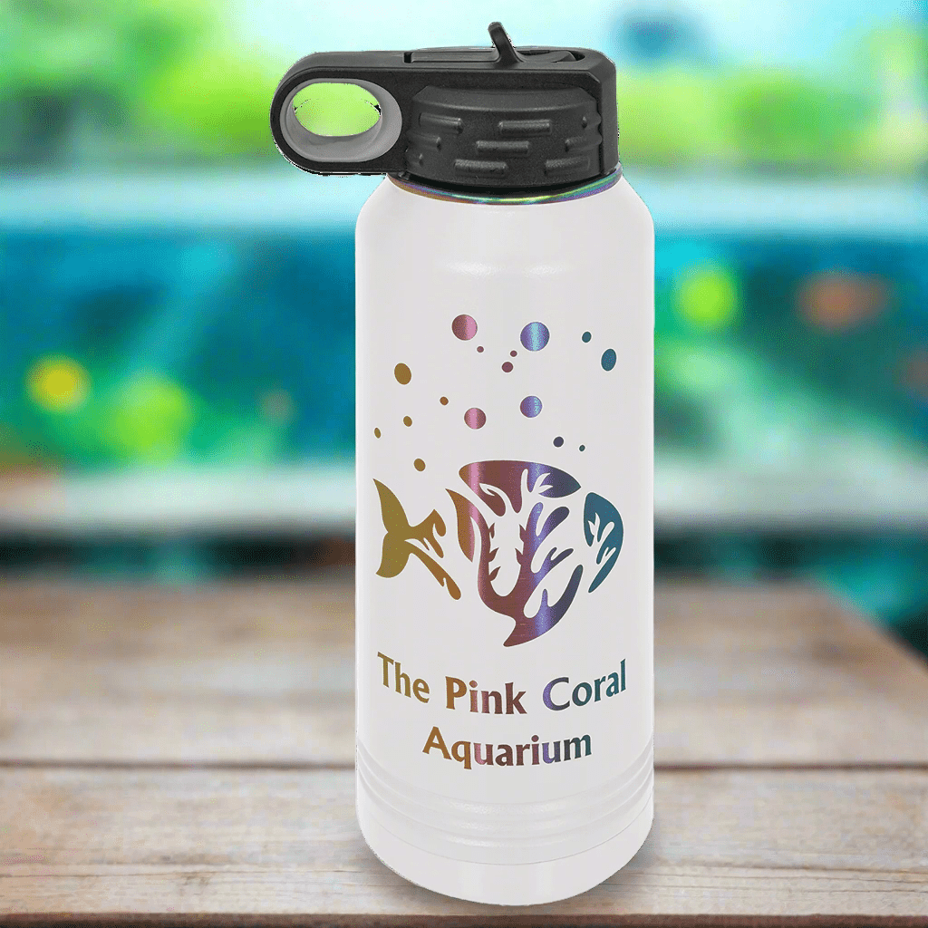 32 oz. Ion Plated Personalized Water Bottle - Custom Engraved - LightForce Laser Engraving, LLC