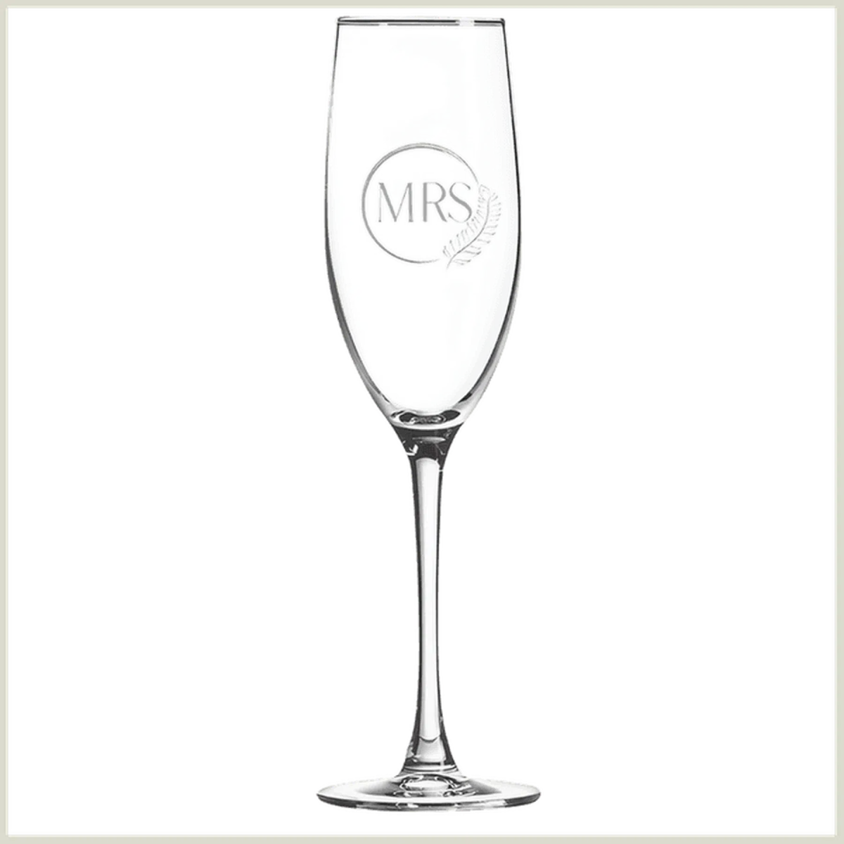 8 oz. Personalized Champagne Flute - LightForce Laser Engraving, LLC