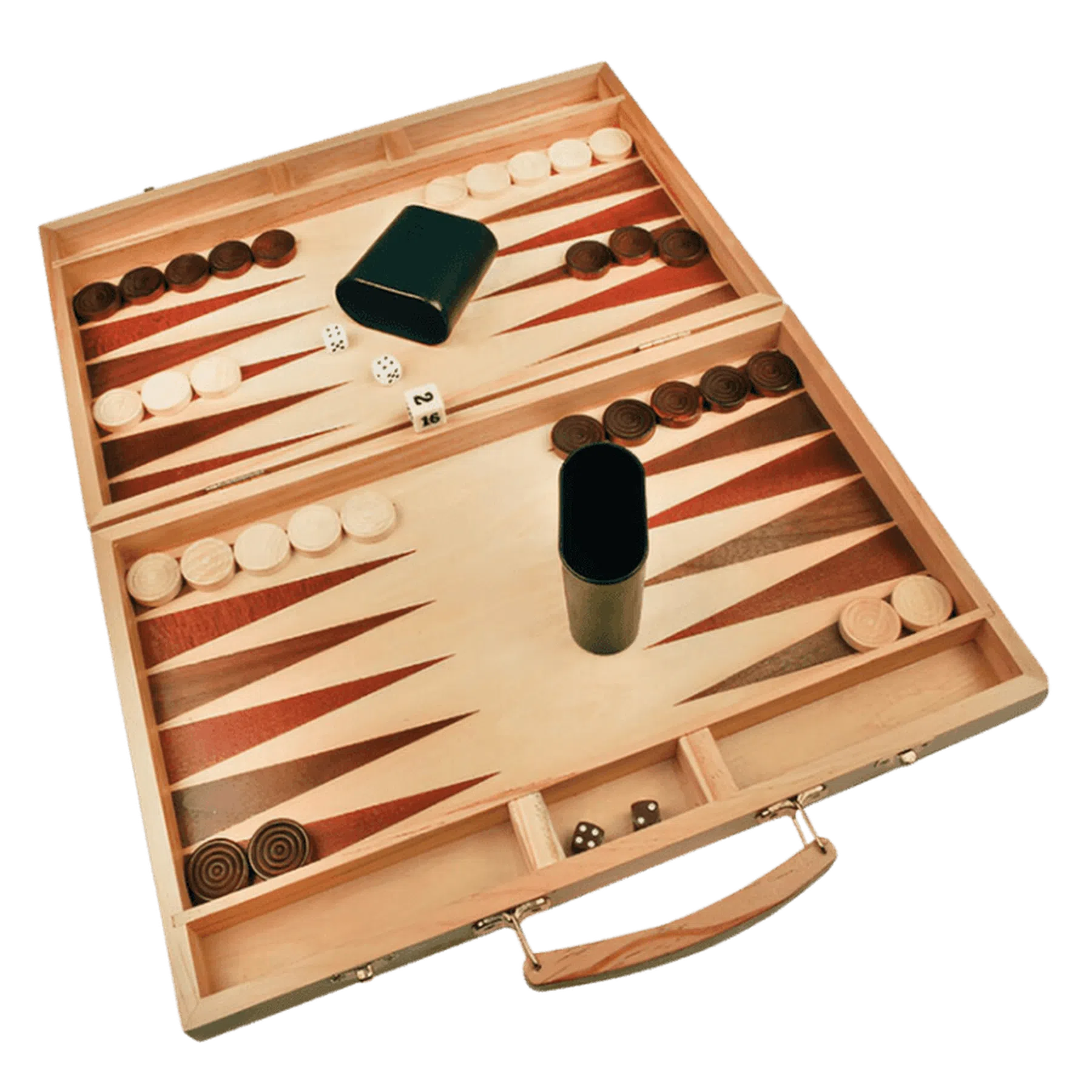 Backgammon Game Gift Set (Schima Wood)