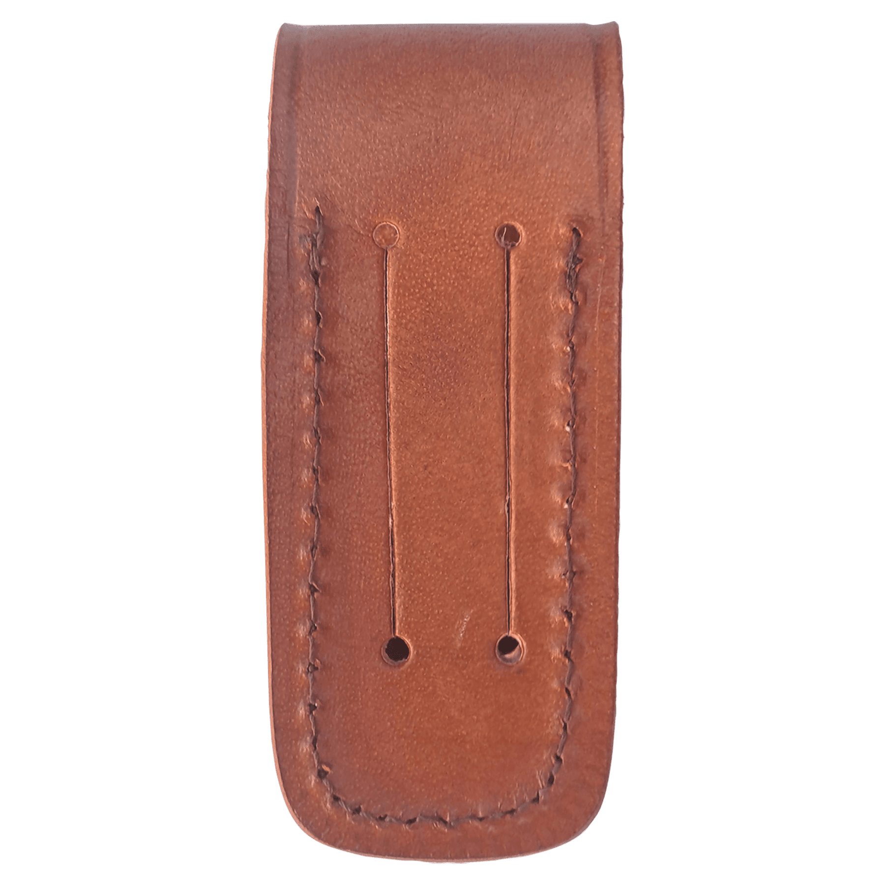Bison River Leather Sheaths for Survival Knives with Personalized Engraving Belt Sheath / 4 1/2"