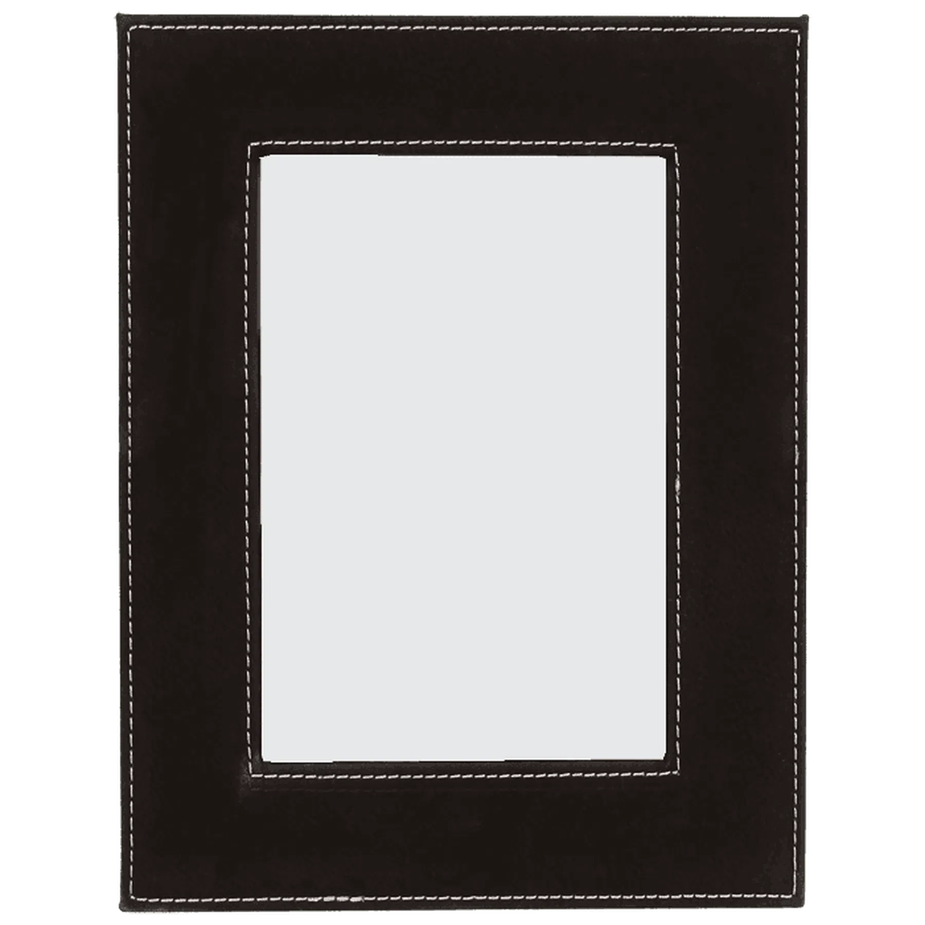 Black/Silver Leatherette Frame (Various Sizes)