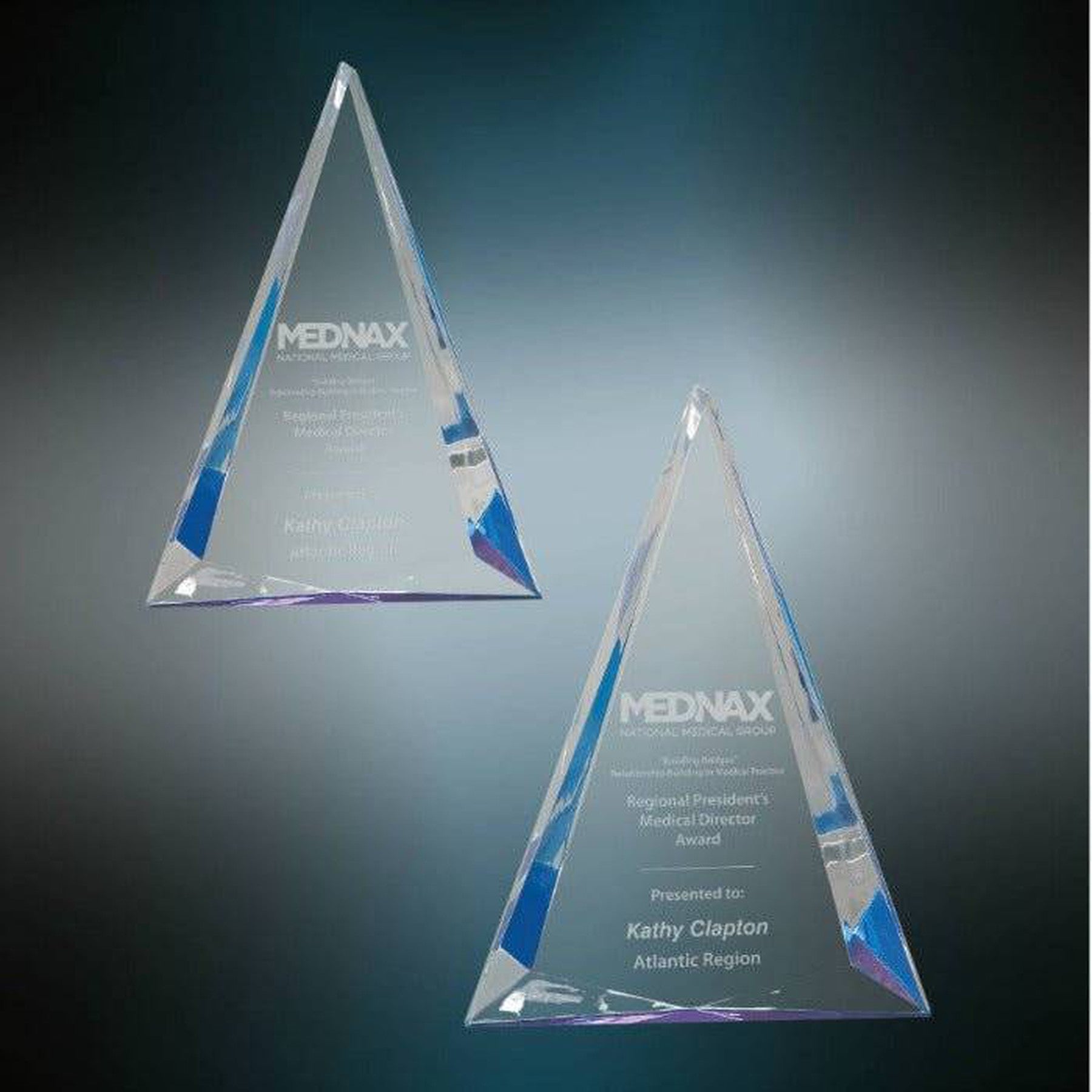 Blue Pinnacle Acrylic Awards
