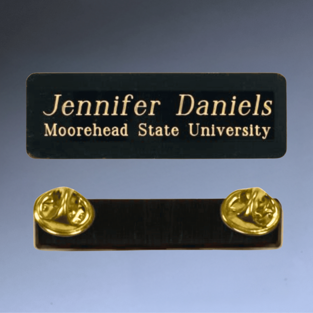 Brass Name Badge