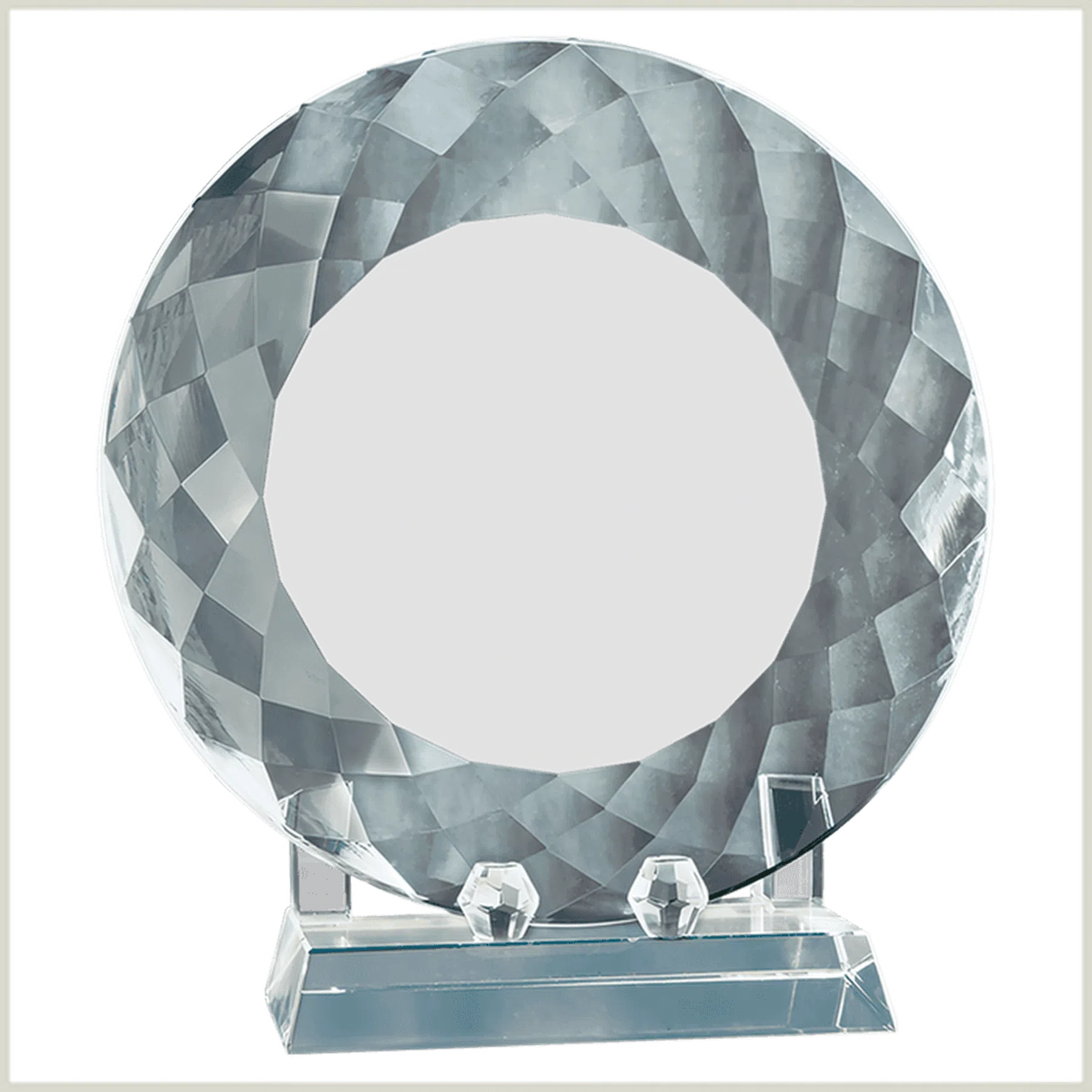 Crystal Plate with Base